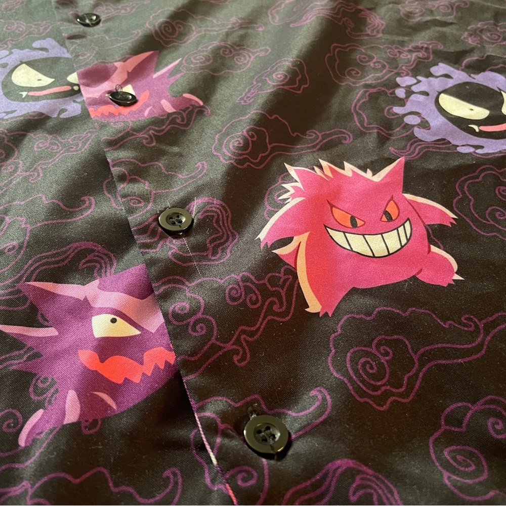 Pokemon Silky Button down Shirt by RE’HTRELT - Picture 3 of 8